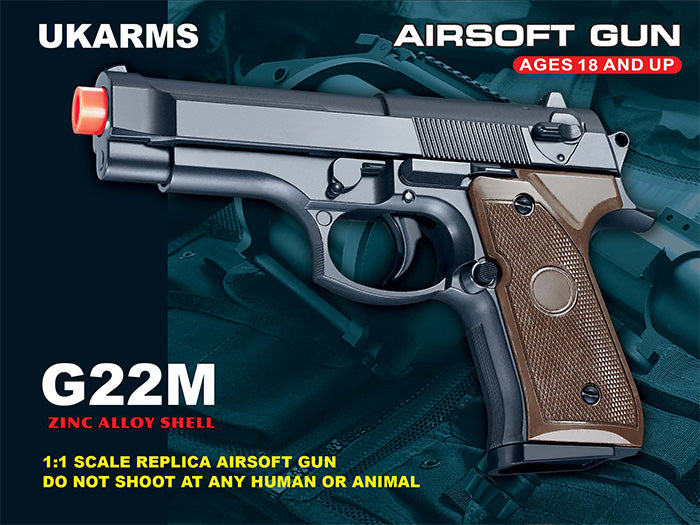 Ukarms G22M Metal Spring Pistol Wholesale Airsoft Guns
