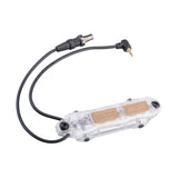 Atlas Custom Works Transparent Dual Pressure Switch for Flashlight and PEQ w/ Accented Buttons - DARK EARTH