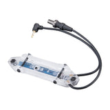 Atlas Custom Works Transparent Dual Pressure Switch for Flashlight and PEQ w/ Accented Buttons - DARK EARTH