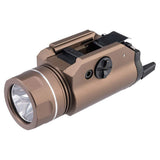 Atlas Custom Works 700 Lumen Rail Mounted Tactical Flashlight - DARK EARTH
