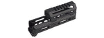 Atlas Custom Works Short M-LOK Handguard for CYMA AK Airsoft Rifle - (Black)