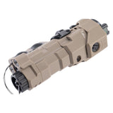 Atlas Custom Works 220 Lumens Offset Modular Airsoft Flashlight Laser and IR Combo - DARK EARTH