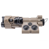 Atlas Custom Works 220 Lumens Offset Modular Airsoft Flashlight Laser and IR Combo - DARK EARTH