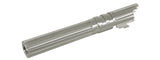 Atlas Custom Works Stainless Fluted Outer Barrel for Tokyo Marui Hi-Capa 5.1 GBB Airsoft Pistols - (Silver)