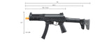 Lancer Tactical PPK-20 Gen 3 Compact AEG Airsoft SMG (Color: Black)