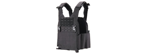 Code 11 Laser Cut Plate Carrier - (Color: Black)