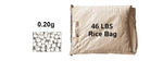 Lancer Tactical 55 lbs Rice Bag Airsoft 0.20g BBs (Color: White) Airsoft Gun BB'S / Batteries / Chargers