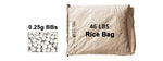Lancer Tactical 46 lbs Rice Bag Airsoft 0.25g BBs (Color: White)
