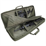 Condor Outdoor 46in Double Rifle Case w/ MOLLE Mag Pouches - OD Green