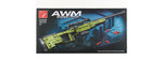Cyber Walker AWM Sniper Rifle Electric Building Block Kit (Green)