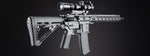 Dr. Gearbox Custom LT-42BV Gen 4 "ALPHA" 13" Full Metal AEG Rifle - (Black)