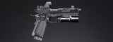 Custom Army Armament KAGE - R604 Hi-Capa Gas Blowback Airsoft Pistol - (Black)