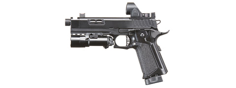 Custom Army Armament KAGE - R604 Hi-Capa Gas Blowback Airsoft Pistol - (Black)