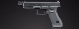 Dr. Gearbox Custom Glock 17 Gen 5 "LAWMAN" Gas Blowback Airsoft Pistol - (Black)