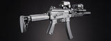 Custom Lancer Tactical ARGO - PPK-20 Gen 3 Compact AEG Airsoft SMG - (Black)