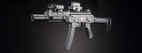Custom Lancer Tactical ARGO - PPK-20 Gen 3 Compact AEG Airsoft SMG - (Black)