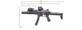 Custom Lancer Tactical ARGO - PPK-20 Gen 3 Compact AEG Airsoft SMG - (Black)
