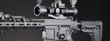 Custom Lancer Tactical Azrail - Battle X SR25 AEG Airsoft Rifle - (Black)