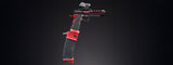 Custom Lancer Tactical LAMIA - Stryk Hi-Capa 5.1 Gas Blowback Airsoft Pistol - (Black/Red)