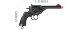 Well G293 CO2 Revolver (Black) Airsoft Gun Pistol