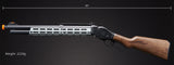Golden Eagle Alpha Tactical Production A.T.87 Long Barrel Lever Action Gas Shotgun - (Gray)