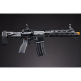 Golden Eagle GBBR Airsoft Rifle w/ 11" M LOK Handguard - (Black) - MOCK SUPPRESSOR