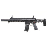Golden Eagle GBBR Airsoft Rifle w/ 11" M LOK Handguard - (Black) - MOCK SUPPRESSOR