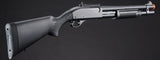 Golden Eagle M870 3/6-Shot Pump Action CO2 Airsoft Shotgun w/ Mock Shell Tube & Ghost Ring Iron Sights - (Black)