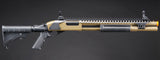 Golden Eagle M8874 3/6-Shot Pump Action CO2 Airsoft Shotgun w/ Flip Up Sights, Picatinny Rail & M4 Crane Stock - (Tan)