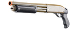 Golden Eagle M8881 3/6-Shot Pump Action Gas Airsoft Sawed-Off Shotgun - (Tan)