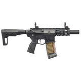 G&G CM16 GMS SBR M4 AEG Airsoft Rifle w/ GATE ASTER - (Black)