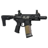 G&G CM16 GMS SBR M4 AEG Airsoft Rifle w/ GATE ASTER - (Black)