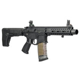 G&G CM16 GMS STRIKER Folding MLOK M4 AEG Airsoft Rifle w/ GATE ASTER - (Black)