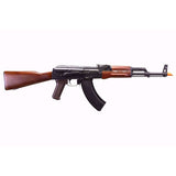 E&L AKM Platinum AEG 6mm Airsoft Rifle w/ PT 2.0 ETU V3 - Black and Wood