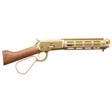Atlas Custom Works M1873 "Mares Leg" Lever Action Airsoft Green Gas Rifle w/ M-LOK Rail - (Gold)