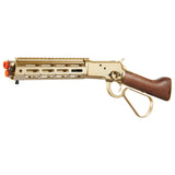 Atlas Custom Works M1873 "Mares Leg" Lever Action Airsoft Green Gas Rifle w/ M-LOK Rail - (Gold)
