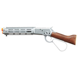 Atlas Custom Works M1873 "Mares Leg" Lever Action Airsoft Green Gas Rifle w/ M-LOK Rail - (Silver)