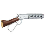 Atlas Custom Works M1873 "Mares Leg" Lever Action Airsoft Green Gas Rifle w/ M-LOK Rail - (Silver)
