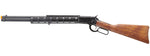 A&K M1873 "Mares Leg" Long Barreled Lever Action Airsoft Green Gas Rifle w/ M-LOK Rail (Color: Stealth Black)