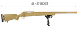 ECHO 1 M28 Bolt Action Sniper Rifle W/ Bipod (TAN)