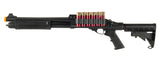 JAG Arms Scattergun TSS Airsoft Gas Shotgun W/ Side Saddle (Black)