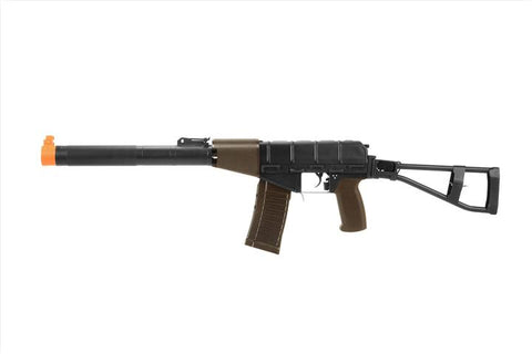 LCT Airsoft AS VAL Assault Rifle AEG with Integrated Suppressor (Color: Black)