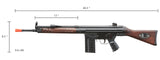 LCT Airsoft LC-3 G3 Real Wood AEG 400 Fps - Limited Edition