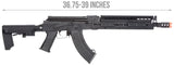 LCT Steel 13.5" KeyMod AK AEG Airsoft Rifle Gun (Color: Black)