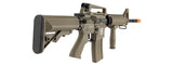 Lancer Tactical Polymer  M4 RIS LT-04T 395 FPS AEG Electric Airsoft Rifle TAN