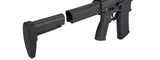 Airsoft Gun Metal Rifle LT-201BA WARLORD 10.5" AEG TYPE A CARBINE AIRSOFT RIFLE BLACK