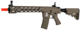 Lancer Tactical Interceptor SPR Automatic Airsoft Rifle AEG M4 LT-25T DARK EARTH