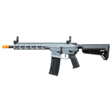 Lancer Tactical Gen 2 Hellion M-LOK 10" M4 AEG Air Rifle Gun w/ Ambidextrous NSR Receiver & NSR Stock - GRAY