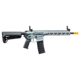 Lancer Tactical Gen 2 Hellion M-LOK 10" M4 AEG Air Rifle Gun w/ Ambidextrous NSR Receiver & NSR Stock - GRAY