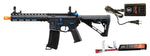 Lancer Tactical Gen 3 Archon 9" M-LOK M4 Airsoft Rifle w/ Delta Stock w/ Battery/Charger Bundle - (Black/Blue)